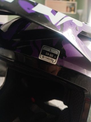 Casco Fox Morphi V1 + gafas Fox