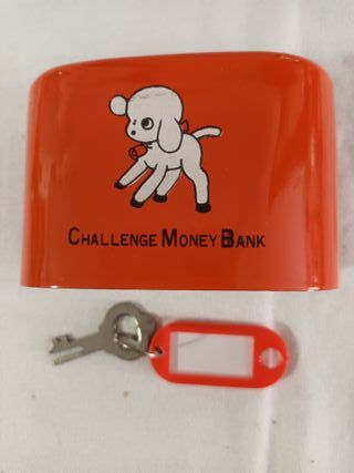 Salvadanaio vintage metallo Challenge Money Bank