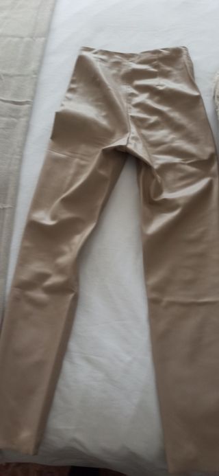 Pantalón Zara piel XS