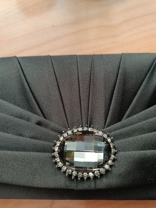 Bolso de fiesta mujer negro #Iber