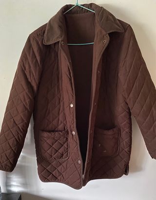 Chaquetón marrón niña