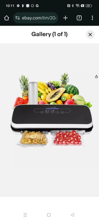 Envasadora al vacio Nutrichef PKVS18BKEU