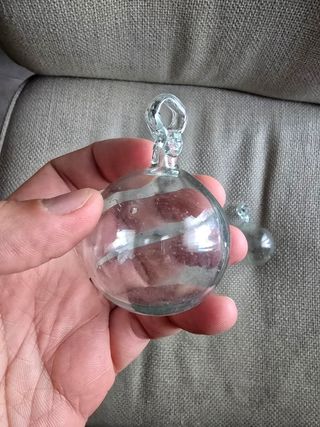 Lotto 4 Palle Natale In Vetro Vintage