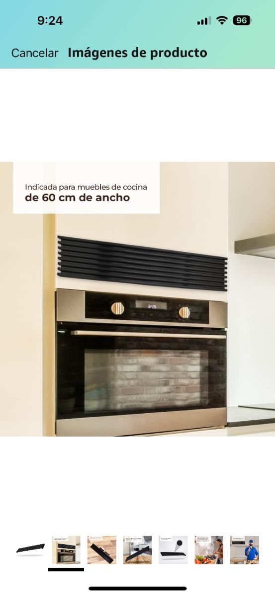 Rejilla de ventilación para horno/frigo