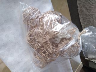 8 bolas decorativas con 5 estrellas. Decoración