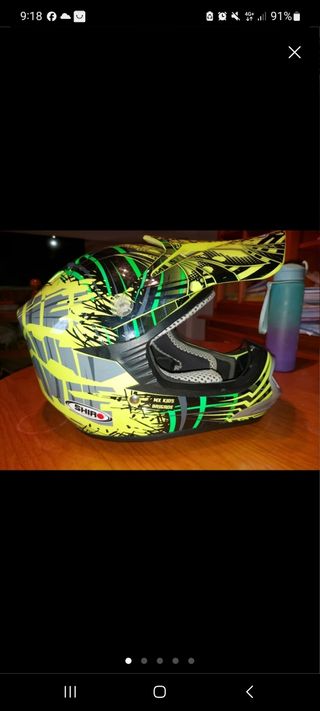 casco Shiro motocross niño