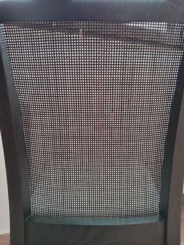 6 Sedie legno c/struttura rovere moro