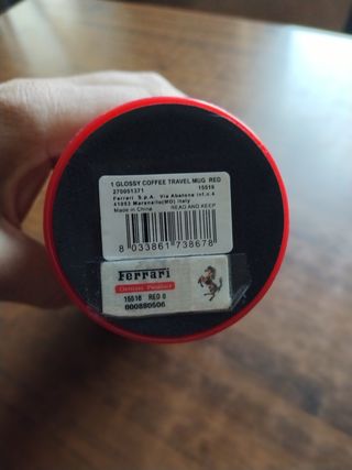Bicchiere grande termico ferrari