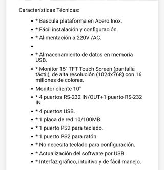 TPV Y PESAJE DE MOSTRADOR PREMIUM