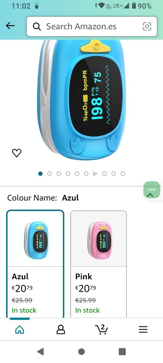 Salud pulse oximeter