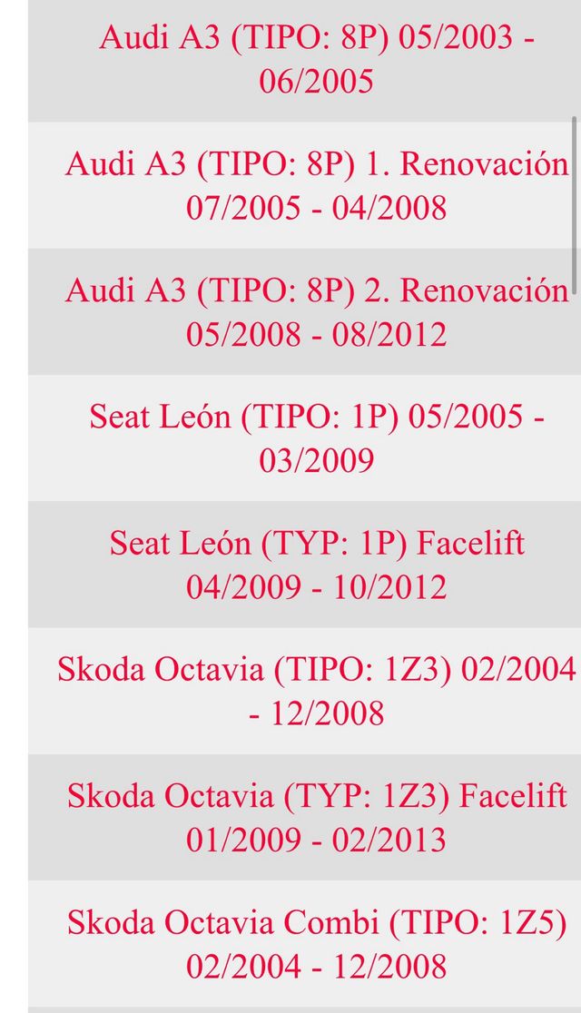 Barra de Torretas VW Golf V VI 5 6 A3