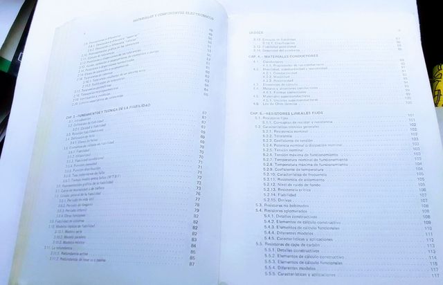 Materiales y componentes electrónicos.