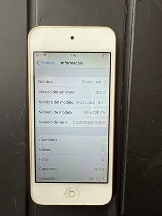 Apple ipod touch gen 6 dorado 32 gb