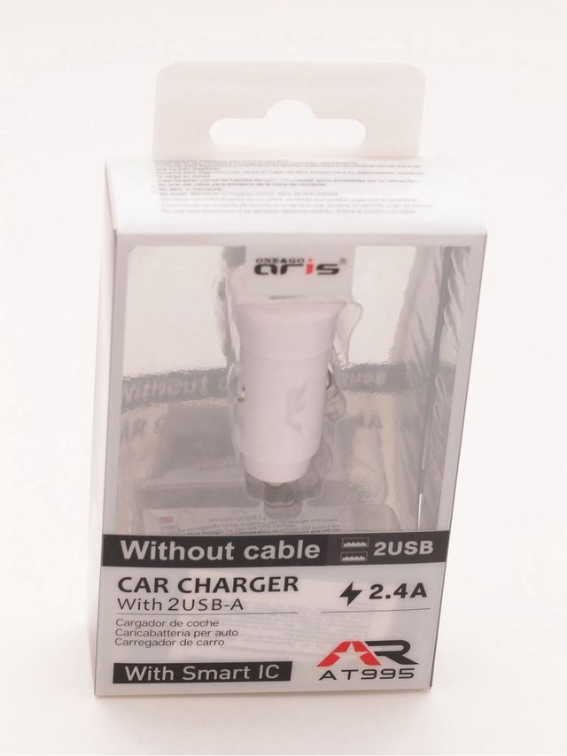 Cargador coche 2 USB A
