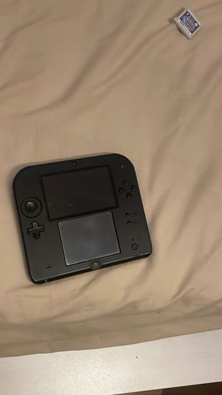 Nintendo 2ds azul marino y negro