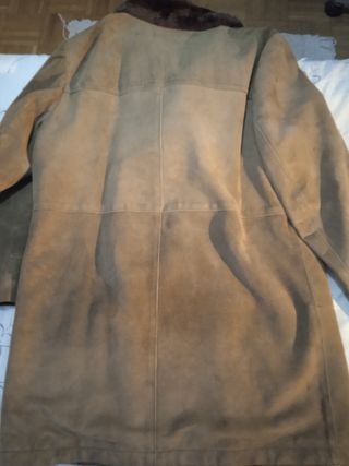 Chaqueton ante marrón caballero
