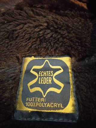 Chaqueton ante marrón caballero
