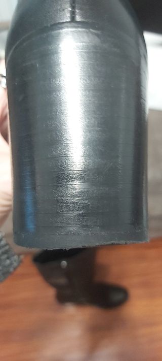 Botas altas de piel negras 