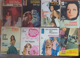 Lote de 67 novelas antiguas