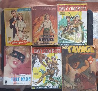 Lote de 67 novelas antiguas