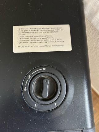 Estufa de gas portátil