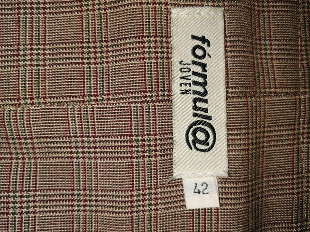 Falda de Formula Jóven