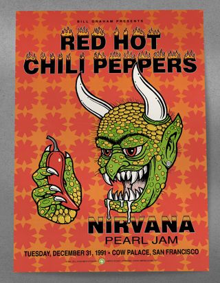 Poster Nirvana Red Hot