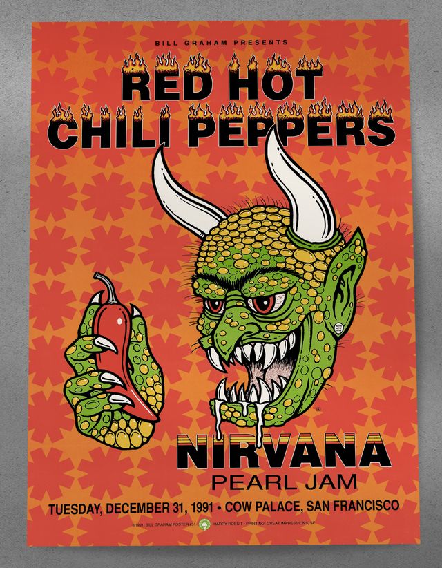 Poster Nirvana Red Hot
