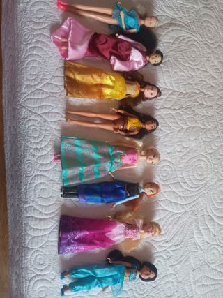 Lote 7 princesas Disney+Barbie regalo