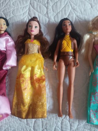 Lote 7 princesas Disney+Barbie regalo