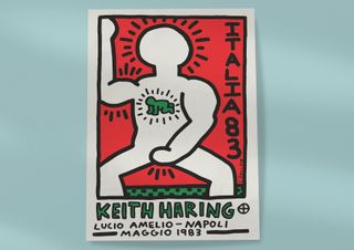 Poster Haring Napoli