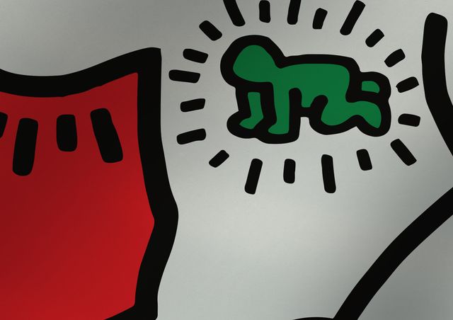 Poster Haring Napoli