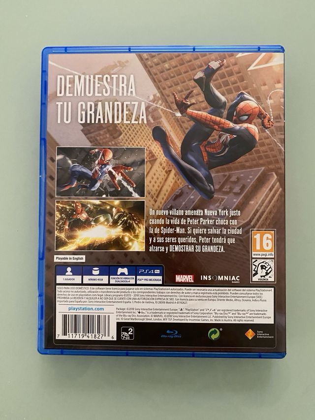 Spiderman PS4