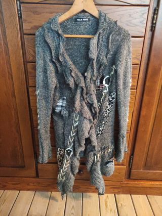 Chaqueta larga de punto 🧶