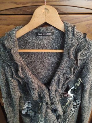Chaqueta larga de punto 🧶