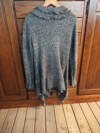 Chaqueta larga de punto 🧶