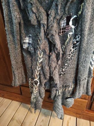 Chaqueta larga de punto 🧶
