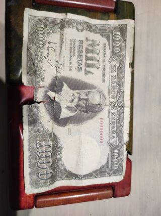 Billete 1000 pesetas especial 💘