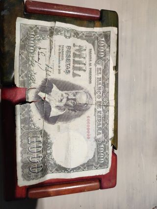 Billete 1000 pesetas especial 💘