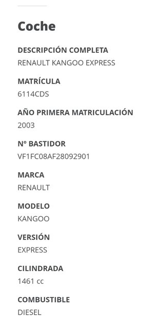 Renault Kangoo 2003