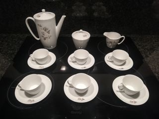 Juego de Café Porcelana Santa Clara 6 Tazas