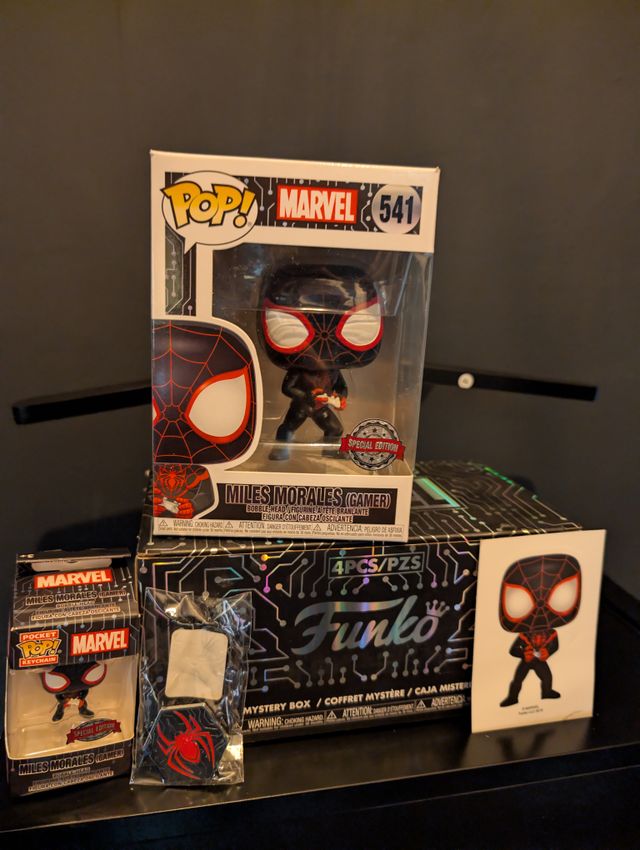 FUNKO POP SPIDERMAN MILES MORALES GAMER 541