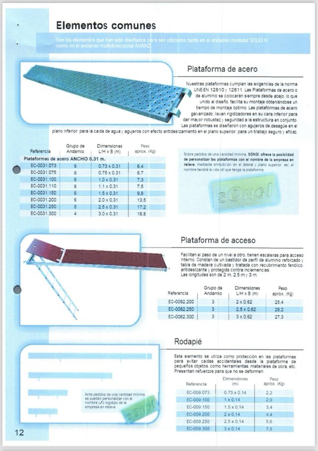 Andamino Modular Multidireccional Songi