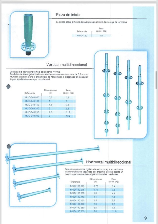 Andamino Modular Multidireccional Songi