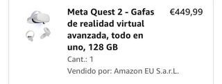 Oculus Meta Quest 2 - 128GB + accesorios