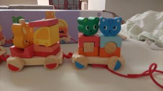 Trenino di legno Djeco da 18mesi