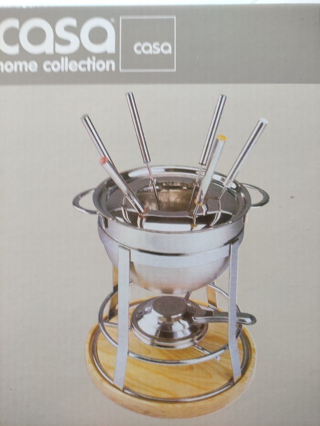 Fondue acero inoxidable