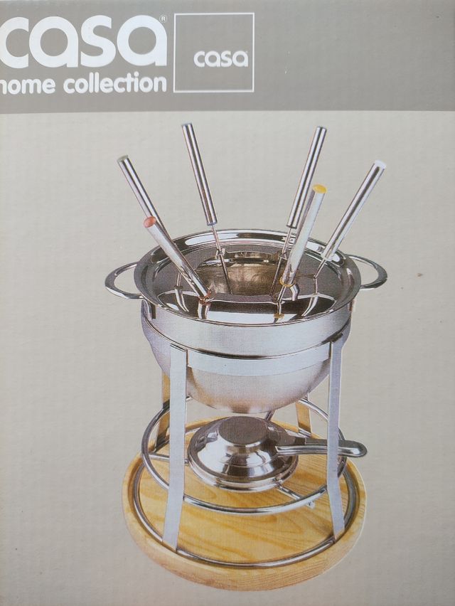 Fondue acero inoxidable