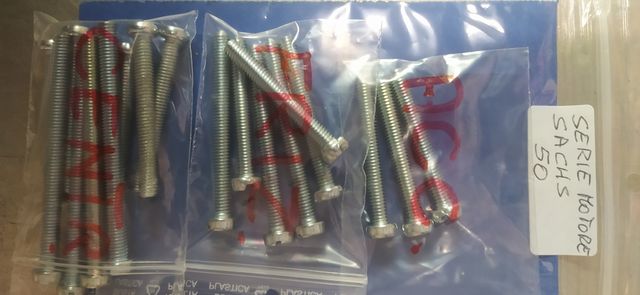 Set viti acciaio testa a taglio M6