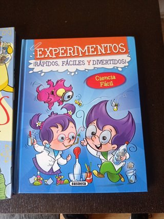 Dos libros de experimentos para niños